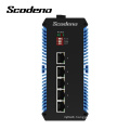 Industrial 5 Port 10/100BASE-T Unmanaged -40°C to 75°C DIN-Rail IP50 Ethernet Switch